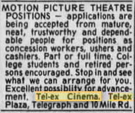 Tel-Ex Cinemas - Help Needed Aug 24 1990 (newer photo)